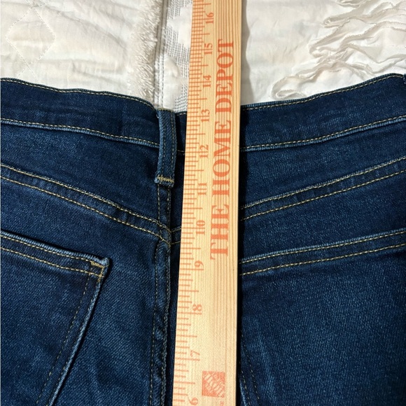 Just Black Denim Palazzo jeans. Wide leg, cuffed hem. Dark wash. Very trendy. - Picture 10 of 16